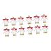 Alipis 12 Pcs Candy Box Bottle Containers Wedding Favor Red Candy Case Sugar Cases Banquet Personality