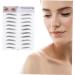 Beavorty 6 pcs 3d eyebrow stickers 4d hair- like eyebrows eyebrow tattoo stickers Woman Man Makeup Tool - Buy Online on GoSupps.com