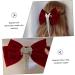 FRCOLOR Tassel Hair Clip Hair Bow Clips Bowknot Hair Clip Crystal Bow Hair Clip Tassel Hair Accessories Grosgrain Women Hair Accessories Bow Hair Barrette Headgear Miss Big Bow Rhinestones - Buy Online on GoSupps.com