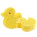 Samber Super Soft Baby Bath Sponge Children Bathing Scrubber Cartoon Sponge Bath Rubbing Shower Scrub for Baby Kids Children (Duckling)