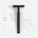 Premium Sober Safety Razor | Solingen Design | Matte Black Wet Shaving with Razor Blades - Classic Shave Experience - Buy Online on GoSupps.com