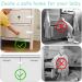 HOTUT Cupboard Locks for Children 10 PCS Child Safety Cupboard Locks Baby Proof Child Safety Cupboard Locks Children Proof Latches for Kitchen Door Drawer Closet Refrigerator - White White-10pcs - Buy Online on GoSupps.com