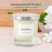 Jasmine Scented Soy Wax Jar Candle - 8.8oz Long Lasting Aromatherapy for Home | Relaxing Candle for Men and Women | 45H Burn Time - Buy Online on GoSupps.com