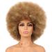 G&T Wig Short Kinky Curly Colored Wigs for Women Mixed Blonde Afro Wig Large Bouncy and Soft Natural Looking Heat Resistant Synthetic Hair Wigs (27-30#) 27/30