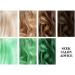 FYNE Crystal Colour Green Pastel Amazonite Semi Permanent Hair Dye | Nice and Easy for Women | with Built-in Conditioner for Healthier, Shiny Hair - Buy Online on GoSupps.com