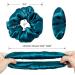 Lilysilk 100% Silk Hair Rings - Ladies Ponytail Bracket & Reusable Hair Ties (Turquoise + Charcoal 2 Pieces) - Buy Online on GoSupps.com