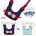 Baby Walking Harness - Adjustable Safety Harness for Infant Walking Learning, Blue - Buy Online on GoSupps.com