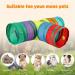 Rabbit Bunny Cats Tunnels with doll ball Folding three-way tube Rabbit guinea pig hideout small animal activity toy kitten tunnel tube - Buy Online on GoSupps.com