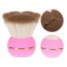 HEALLILY Cat Paw Foundation Makeup Brush - Short Handle Loose Powder & Blush Brush for travel - Pink Cosmetic Tool - Buy Online on GoSupps.com