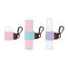 Desing Wish Lot de 3 mini porte-chapstick l vres lastiques pour baumes l vres/gloss l vres/rouges l vres (violet/rose/bleu lac) Lot de 3 mini violet/rose/bleu lac