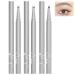 Double Tip Lower Eyelash Pencil Waterproof Double-Tip Eyelash Pencil Waterproof Liquid Eyeliner (3PCS-Black)