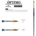 Escoda Optimo Kolinsky Round Paint Brush - Size 1 | Long Handle for Oil & Acrylic Painting - Buy Online on GoSupps.com