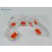 Dentosmile Chewies Seater for Invisalign Aligners - Orange Color - Pack of 10 with Carry Case and Eco-Friendly Stick - Buy Online on GoSupps.com