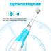 Baby Electric Toothbrush with Smart LED Timer and Sonic Technology - Blue | Ages 0-3 Years - Buy Online on GoSupps.com