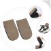 NOLITOY Heightening Half Pad - Breathable Heel Insoles for Men & Women | 5 Pairs Convenient Height Lift Inserts | Portable Rubber Shoe Pads - Buy Online on GoSupps.com