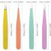 Stainless Steel Tweezers Set - Professional Precision Tweezers for Men and Women - 4 Piece Set for Ingrown Hair, Blackhead, and Splinter Removal - Buy Online on GoSupps.com