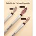 Dual-Ended Angled Eyebrow Brush - Define Eyebrows & Eyeliner with Spoolie - D108 | International Shipping Available - Buy Online on GoSupps.com