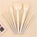 Makeup Brush Set 9 Pieces Soft Make up Tools Non-irritating Synthetic Fiber Bristles with Cosmetic Bag Foundation Brush - Buy Online on GoSupps.com