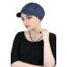 Newsboy Cap for Women Cabbie Summer Hats Ladies Chemo Headwear Head Coverings Gatsby Denim Indigo
