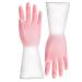 Rubber Gloves Rubber Kitchen Gloves Waterproof Household Cleaning Rubber Gloves for Kitchen Cleaning Dishes and Gardening