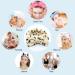 scicent Bowknot Spa Headband Soft Coral Fleece Facial Makeup Hair Wrap Makeup Fluffy Headband for Women Girls Washing Face Skincare 03- coffee leopard 2403 - Buy Online on GoSupps.com