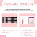 IMSOHOT Gradient Pink Extra Long Square Press on Nails - Nude False Acrylic Glue on Nails for Women and Girls | DIY C-001 - Buy Online on GoSupps.com