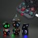 Color Changing Glowing Dice Set 7Pcs with LED Lights | USB Charging | DND Dice for Dungeons and Dragons, Sci-Fi, Table Games | Black - Buy Online on GoSupps.com