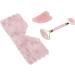 Ververt Touch Facial Massage Roller Set - Handmade Rose Quartz & Jade Eye Cushion Scraper for Radiant Skin - Buy Online on GoSupps.com