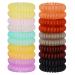 JessLab Spiral Hair Ties 20 Pcs Traceless Phone Cord Hair Ties No Crease Spiral Bracelet Plastic Coil Ponytail Holders No-Damage Headband Hair Accessory for Girls Women Ladies Gift Transparent Matte