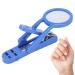 Premium Stainless Steel Nail Clipper with Magnifying Glass - Adjustable Fingernail & Toenail Cutter for Seniors & Babies (Blue) - International Shipping Available - Buy Online on GoSupps.com