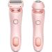Layhou 2-in-1 Ladies Razor | Waterproof Painless Epilator for Face Bikini & Legs - Pink - Buy Online on GoSupps.com