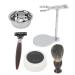 Vintage Shaving Set - Animal Hair Imitation Brush Practical Storage Easy Wet Shave Care for Home - Buy Online on GoSupps.com