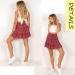 LAEMILIA Women's Red Floral Print Elastic Waist Mini Skater Skirt - Sizes XS-XXL - Buy Online on GoSupps.com
