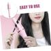 Healeved Fully Automatic Hair Curling Iron Straightener Hair Tool Curling Wand Hair Curlers Pink Abs - Buy Online on GoSupps.com