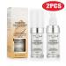 2PCS TLM Flawless Colour Changing Warm Skin Tone Foundation, Makeup Base Nude Face Liquid Cover Concealer (2 Pcs Foundation)