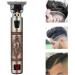 Professional Mens Hair Clippers Zero Gapped Cordless Hair Trimmer Professional Haircut & Grooming Kit for Men Rechargeable LED Display Skull Ornament - Buy Online on GoSupps.com