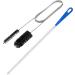 U Shaped Pipe Cleaner Bendable for Deep Cleaning Solve Clogs in Washbasins Sinks Floor Drains Unblocker Tools Set Flexible 61inch Double Ended Nylon Pipe Cleaner Brush and 17inch Sink Unblocker - Buy Online on GoSupps.com