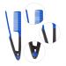 2 Pcs Hair Straightening Comb Set with 6 Alligator Hair Clips for Salon and Home Styling - Buy Online on GoSupps.com