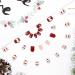 Christmas False Nails Snow Press on Nails - Antler Red Fake Nails 24pcs for Women and Girls - Buy Online on GoSupps.com