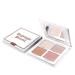 DELISOUL Glistening Highlighter Palette - Intensely Pigmented Glow Shimmer | Professional Face Highlighter Makeup with Brush - Buy Online on GoSupps.com