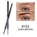 PHOERA Eye Makeup Kit - Dark Brown Eyebrow Pencil Eyeliner & Clear Eyebrow Gel for Perfect Eyebrows - International Shipping Available - Buy Online on GoSupps.com