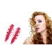 WOIWO 2 PCS Curly Hair Doesn't Hurt Hair Spiral Curling Iron Curling Cone Pear Head Curling Iron Hair Styling Tool
