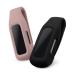 kwmobile 2X Clip Holders Compatible with Fitbit Inspire 3 / Inspire 2 / Ace 3 - Clip-On Holder Replacement Set - Black/Dark Rose black / Dark Rose