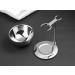 GRUTTI 2-in-1 Shaving Bowl Men's Shaving Set with Deluxe Chrome Razor Stand - Perfect Gift for Men - Buy Online on GoSupps.com