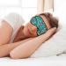SSIMOO Mermaid Scale Print Eye Mask - Ultra-Soft Light-Blocking for Optimal Comfort & Restful Sleep - International Shipping Available - Buy Online on GoSupps.com