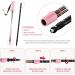 FitTrek Children's Hiking Sticks - Adjustable Telescopic Trekking & Walking Sticks - Pink Nordic Walking Poles with Rubber Buffer & Carry Bag - Buy Online on GoSupps.com