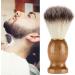 Shop Minkissy Wooden Badger Hair Beard Brush - Perfect Mustache & Beard Cleaning Tool for Men - Buy Online on GoSupps.com