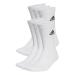 adidas Unisex Cushioned Sportswear Crew Socks 6 Pairs Crew Socks (Pack of 6) S White/Black