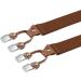 Dresime Hoster Men's Heavy Duty Y-Back Braces - 6 Metal Clips Adjustable Elastic Braces for Pants - Brown - Buy Online on GoSupps.com