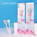 Kids Tongue Cleaning Brush - Cute Lollipop Shape, Toddler Tongue Scraper (2 Pack) - Pink & Sky Blue - Buy Online on GoSupps.com